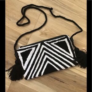 Handmade Needle Punch Textured Purse NWOT